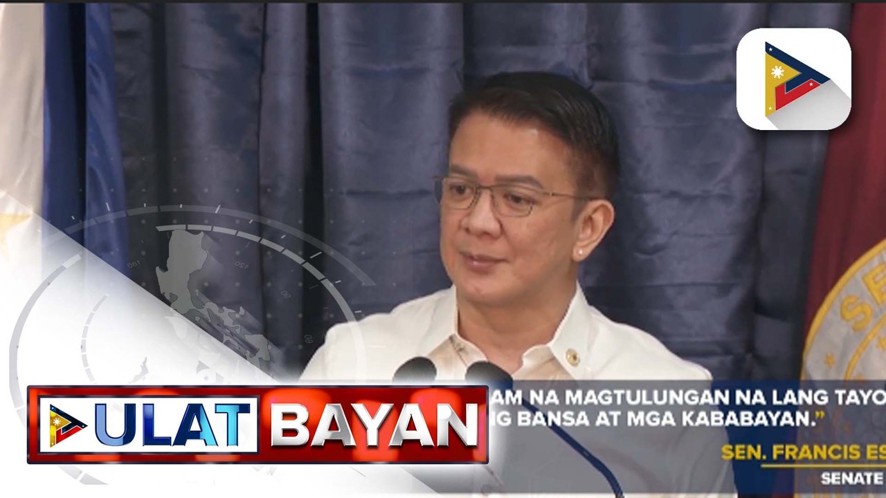 Senate President Escudero, nanawagan na magtulungan na lang para tugunan ang mga problema ng bansa imbes na magsisihan