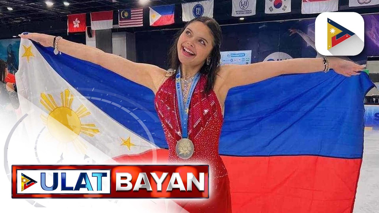 Sofia Frank, masaya sa nasungkit na ginto sa Southeast Asian Open Figure Skating 2024