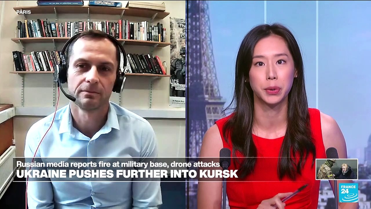 What is the military objective behind Ukraine's surprise incursion in the Russian region of Kursk?