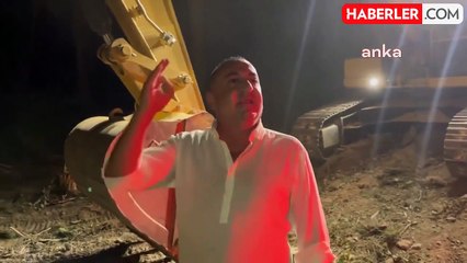 Ümraniye'de ağaç kesimine müdahale