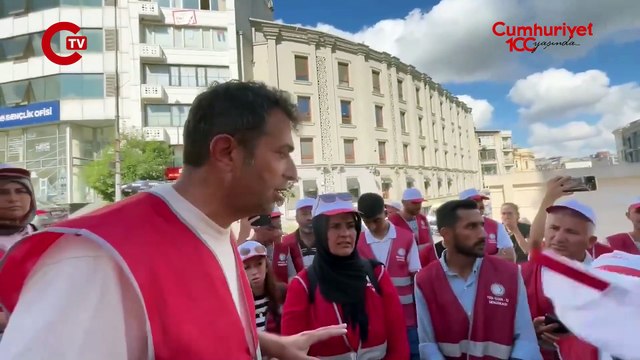 Polonez işçileri valilik önünde 'Bu mücadeleden vazgeçmeyeceğiz'