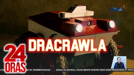 "Dracrawla", drainage crawler na kayang ma-detect ang mga bara at sira sa mga daluyan ng tubig | 24 Oras