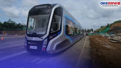 Infrastruktur Jalan Rampung, Kereta Tanpa Awak Siap Diuji Coba Mulai Besok
