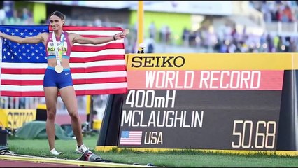 Women's 400 Meter Hurdles Finals Were Crazy __ Sydney McLaughlin VS. Femke Bol - Paris Olympics 2024