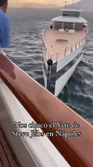 Le yacht de Steve Jobs à 140 millions d'euros percute un autre bateau