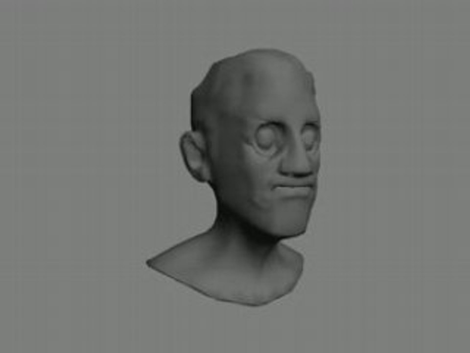 dan - character sculpture turnaround