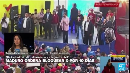 Informe desde Caracas: Maduro elimina acceso a X por diez días