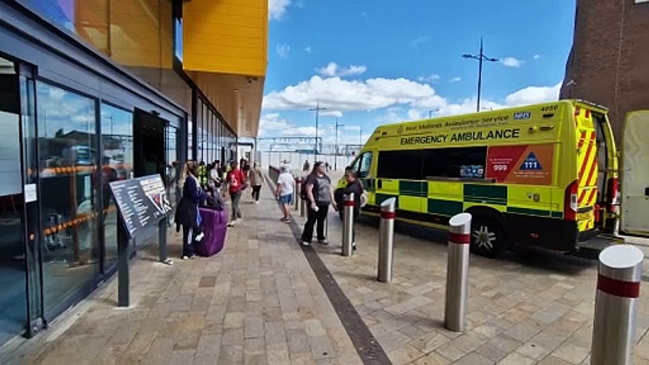 Trains delayed at Wolverhampton Rail Station as British Transport Police and West Midlands Ambulance Service attend incident