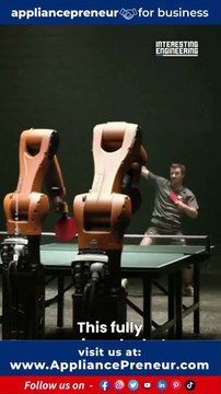Table Tennis Robot vs Human - Future of Sports and Healthcare Technology - Interesting Engineering - Note- Videos collected from different Instagram Pages. Videos credit-@world_of_engineering_75Appliancepreneur i