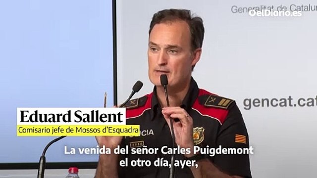 El comisario jefe de los Mossos, sobre la huida de Puigdemont: Se pareció más a lo que hace Jimmy Jump que a la llegada de un expresident