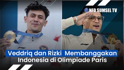 Olimpiade Paris 2024, Veddriq Leonardo dan Rizki Juniansyah Persembahkan Medali Emas untuk Indonesia