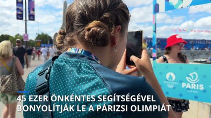 Ingyen jegyek és lakhatás hiányában is 45 ezer önkéntes segít lebonyolítani a párizsi olimpiát