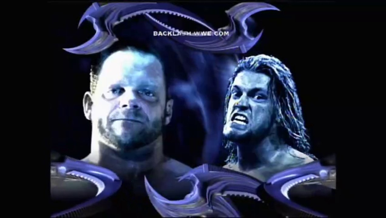 WWE Backlash 2005 - Edge vs Chris Benoit (Last Man Standing Match ...