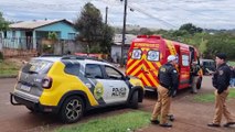 De tornozeleira eletrônica, homem é socorrido pelo Siate após ser baleado no bairro Cataratas