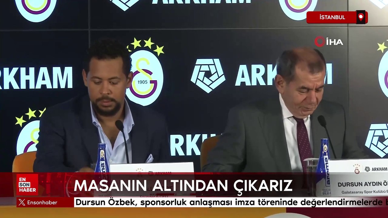 Dursun Özbek'ten sert sözler: Masanın altından çıkarırız