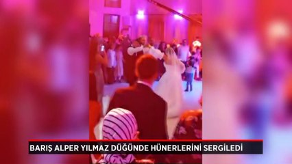 Galatasaray'ın yıldızı Barış Alper Yılmaz bu kez sahnede coştu!