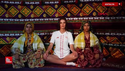 Antalyaspor'dan yörük çadırında mankenli forma tanıtımı