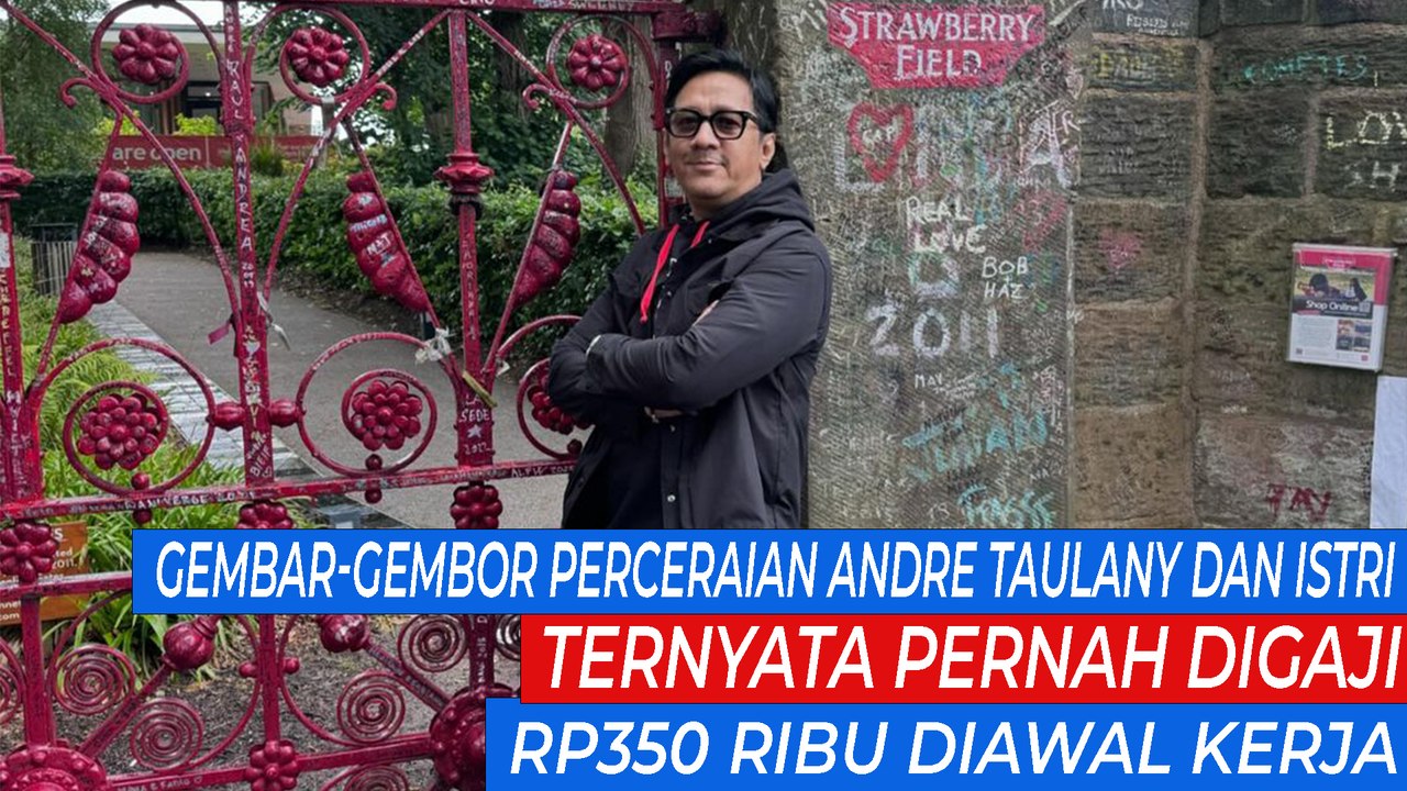 Gembar-Gembor Perceraian Andre Taulany dan Istri, Ternyata Pernah Digaji Rp350 Ribu Diawal Kerja
