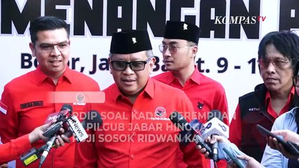 [FULL] Sekjen PDIP Hasto soal Kader Perempuan di Pilgub Jabar hingga Puji Sosok Ridwan Kamil