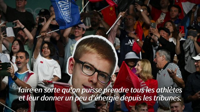 Allez les Bleus! Les supporters qui mettent l'ambiance en tribunes aux JO