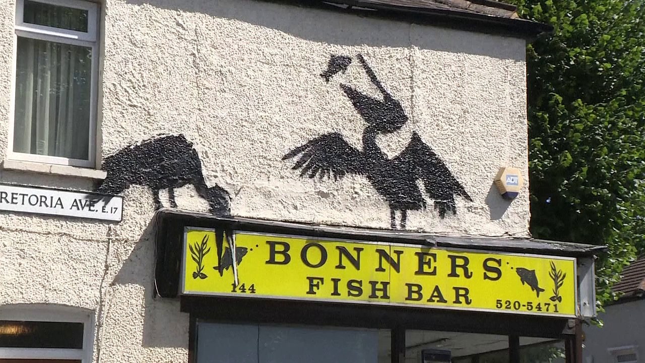 Fünf neue Banksy-Kunstwerke in fünf Tagen