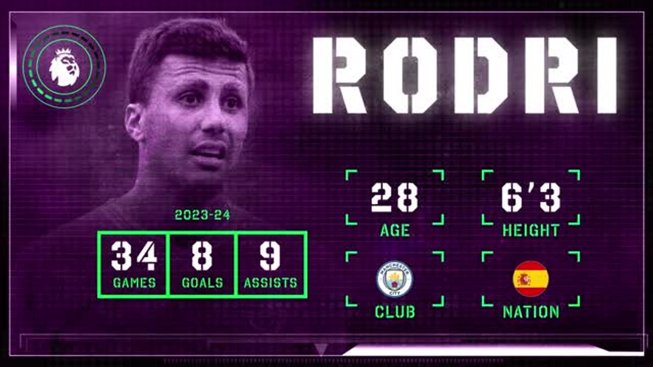 Rodri: Premier League Ones to Watch - فيديو Dailymotion