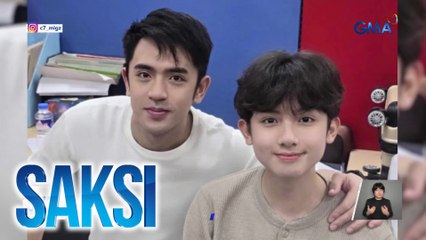 David Licauco, humanga kay young Hiroshi na ginampanan ni Migz Diokno sa "Pulang Araw" | Saksi