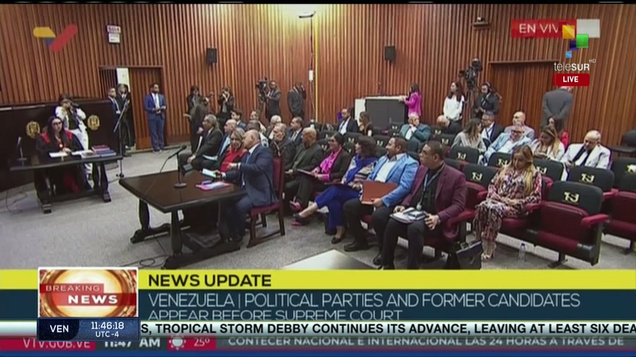 PSUV VP attends hearing at Venezuelan Supreme Court