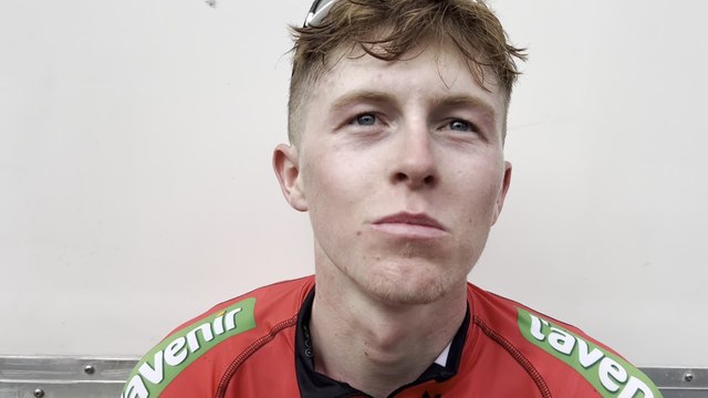 Matteo Melotte a conservé son maillot rouge sur la 3e étape du Tour de Namur à Doische