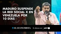 Maduro suspende la red social X en Venezuela por 10 días