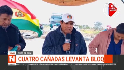 CUATRO CAÑADAS LEVANTA BLOQUEO