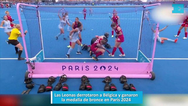 Las Leonas derrotaron a Bélgica y ganaron la medalla de bronce en París 2024