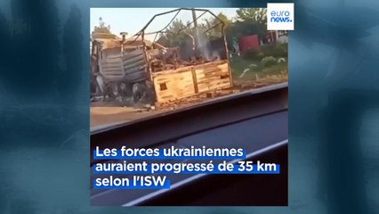 Les soldats ukrainiens poursuivent leur avancée dans la région russe de Koursk