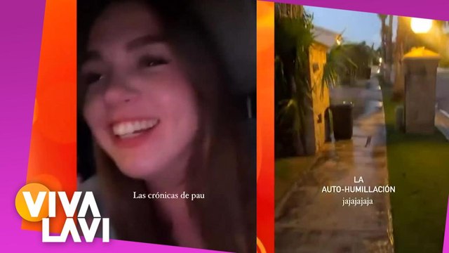 Mujer se sorprende al ver que solo solo llovía de un lado