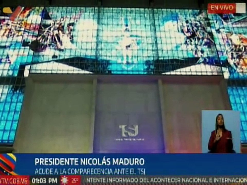 Inicia la audiencia de comparecencia del presidente Nicolás Maduro ante la Sala Electoral del TSJ