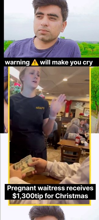 Pregnant waitress receives $1,300 tip for Christmas