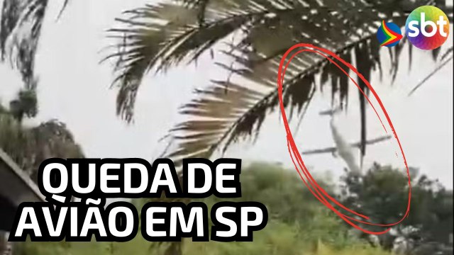 Vídeos mostram momento em que AVIÃO cai em VINHEDO (SP)