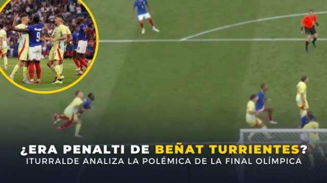 ¿Era penalti de Turrientes a Kalimuendo? Iturralde González resuelve la polémica de la final olímpica entre España y Francia
