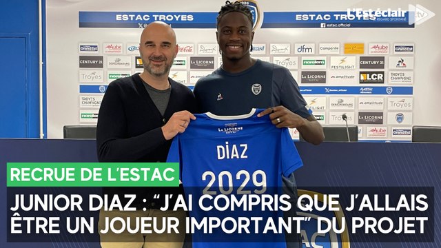 Junior Diaz, recrue de l'Estac : J'ai compris que j'allais être un joueur important du projet