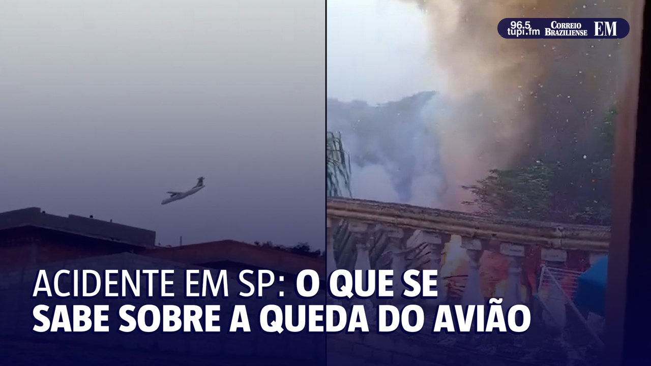 O que se sabe do acidente de avião em SP