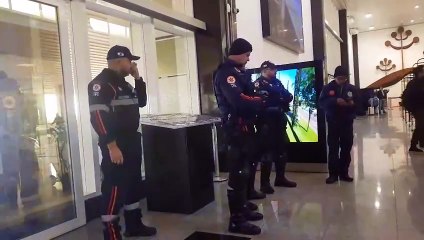 Samu é acionado até o Aeroporto para atender familiares de passageiros de avião que caiu