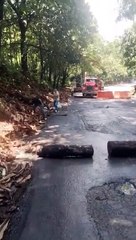 Bloqueo vía Bogotá - Medellín