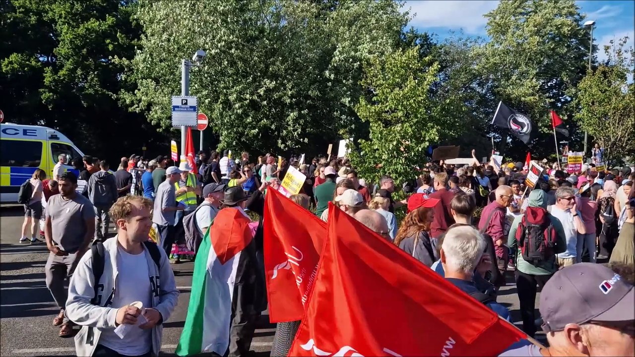 'We are united' - Crawley comes together at peaceful anti-racism protest