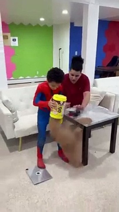 SPILLED CHOCKY MILK PRANK ON BROTHER  #shorts