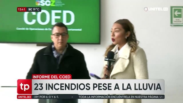 Pese a las lluvias, hay 23 incendios activos en el departamento de Santa Cruz