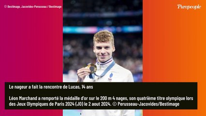 Léon Marchand, champion au grand coeur : à qui le nageur a-t-il fait vivre un "rêve éveillé" ?