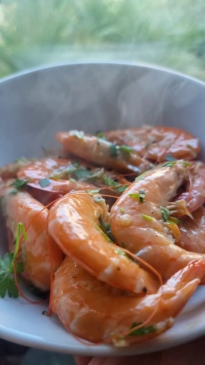 Crevettes à l'ail rapide et facile 