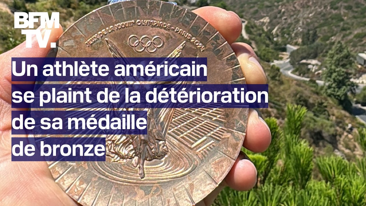 "Ces médailles ne sont apparemment pas d'aussi bonne qualité qu'on pourrait le penser": le skater américain Nyjah Huston se plaint de la détérioration de sa médaille de bronze