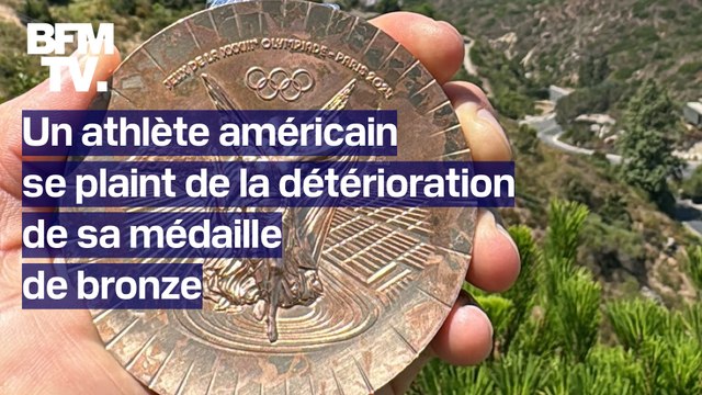 Ces médailles ne sont apparemment pas d'aussi bonne qualité qu'on pourrait le penser : le skater américain Nyjah Huston se plaint de la détérioration de sa médaille de bronze