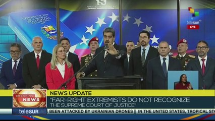 President Nicolas Maduro’s statements after his hearing at the TSJ